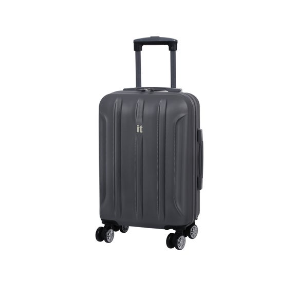 IT Luggage Graphite Hard Shell Suitcase Dunelm
