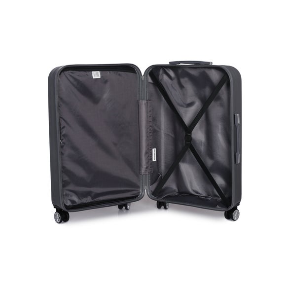 IT Luggage Graphite Hard Shell Suitcase Dunelm