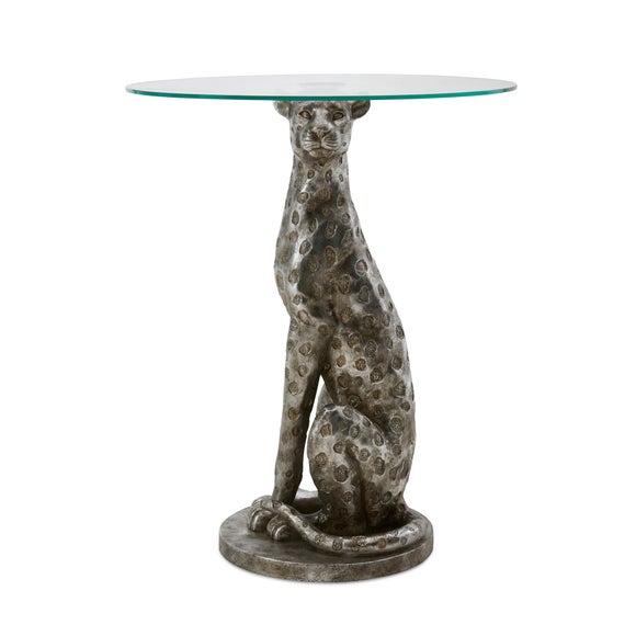 Leopard Side Table Dunelm