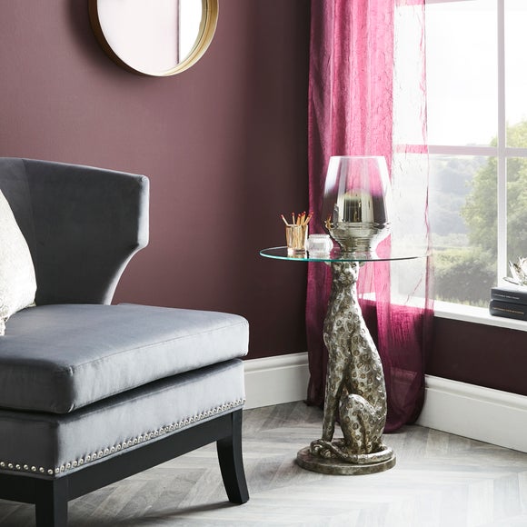Leopard Side Table Dunelm