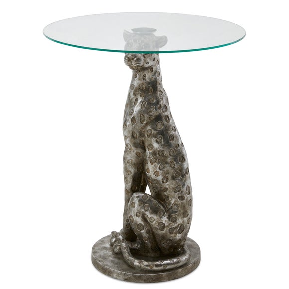 Leopard Side Table Dunelm