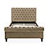 Classic Taupe Chesterfield Bed  undefined