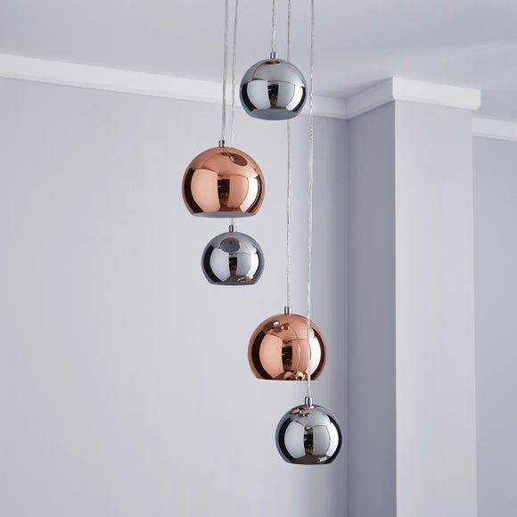 5 light cluster ceiling fitting