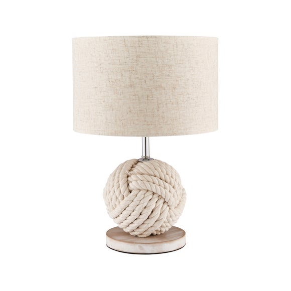 dunelm rope lamp