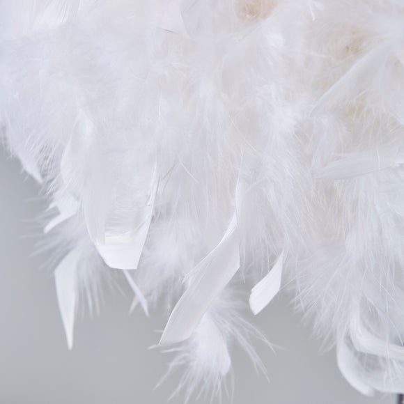 feather floor lamp dunelm