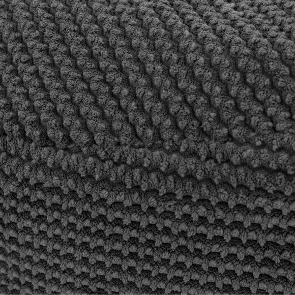 Jenson Grey Bean Chair Dunelm