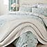 Bloom Floral White Quilted Bedspread  undefined