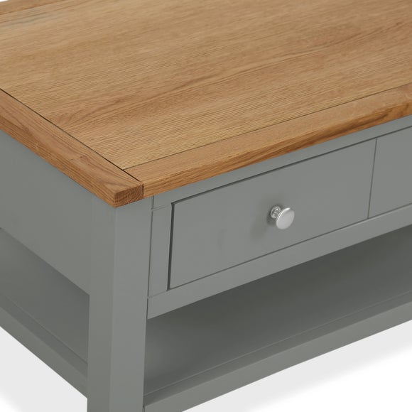 dunelm bromley grey coffee table