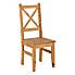 Salvador Set of 2 Dining Chairs Pine Brown