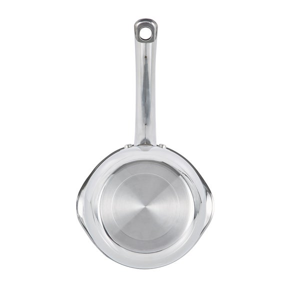 Dunelm Essentials 14cm Stainless Steel Milk Pan Dunelm