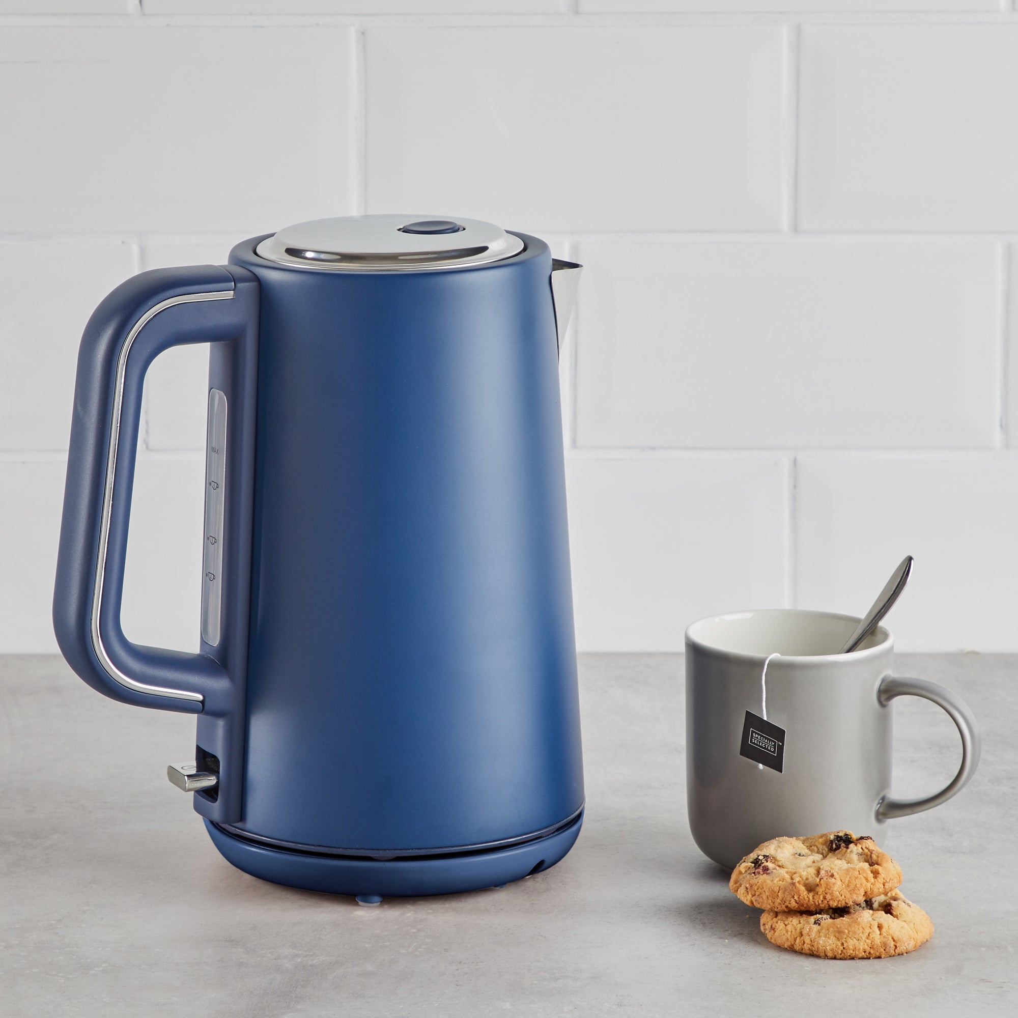 Coastal 1.7L 3kW Navy Blue Jug Kettle | Dunelm