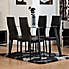 Abbey Small Dining Set Black