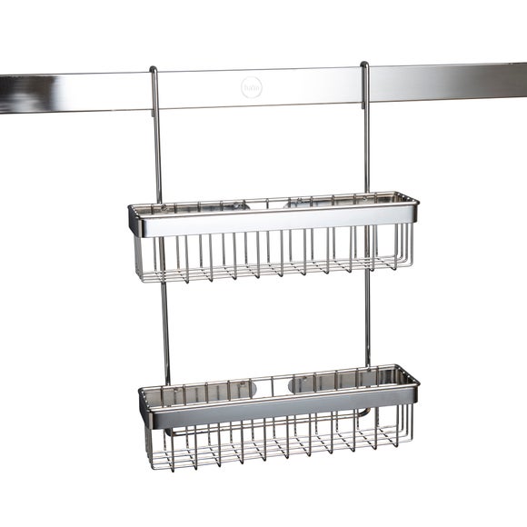 Hahn Metro Two Tier Spice Rack Accessory Dunelm