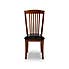 Canterbury Set of 2 Dining Chairs Brown PU Leather Mahogany (Brown)