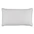 Goose Feather and Down Rectangular Cushion Pad White undefined