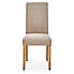 Ethan Set of 2 Dining Chairs Natural Boucle