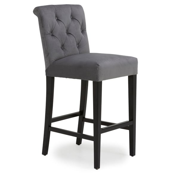 dunelm bar stool grey