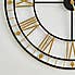 Brass Skeleton 80cm Wall Clock Gold Brass
