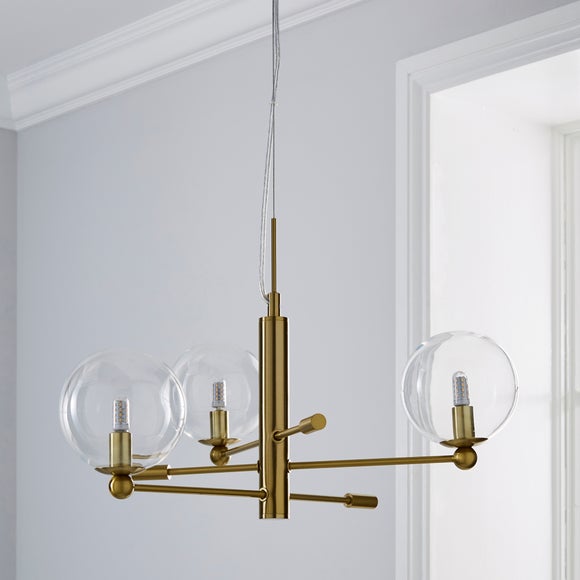 5a granby 3 light antique brass ceiling fitting