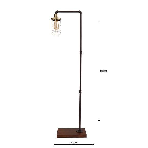 milas pipe floor lamp