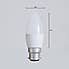 Status 4 Watt Daylight LED Candle Bulb White
