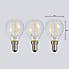 Status 2.5 Watt SES LED Filament Round Bulb 3 Pack White
