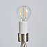 Status Branded 2.5 Watt SES LED Filament Round Bulb White