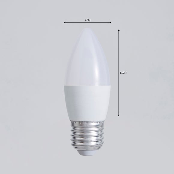 Dunelm 4 Watt ES Pearl LED Candle Bulb Dunelm