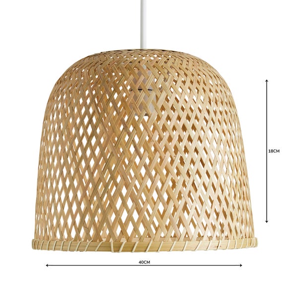 dunelm bamboo light shade