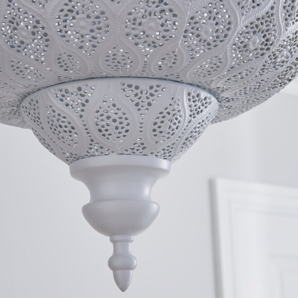 dunelm white lampshade