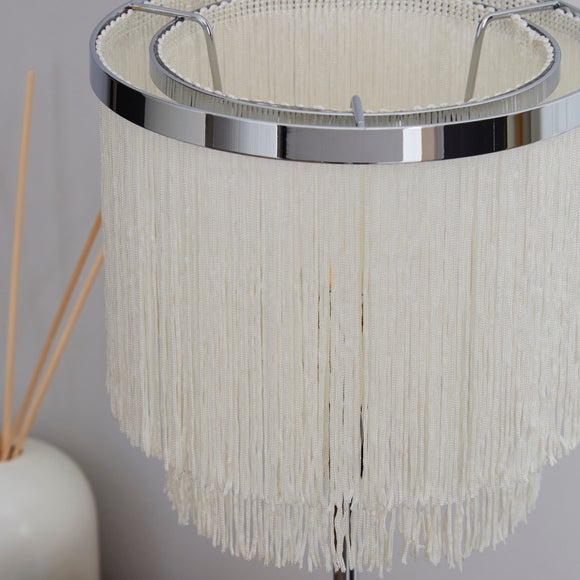 dunelm fringe lamp