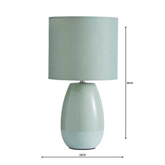 dunelm mustard lamp