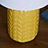 Magda Ceramic Table Lamp Lemon Yellow
