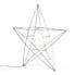 Outdoor Light-Up Metal Star Decoration Silver