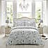 Holly Willoughby Lorenza Duck Egg 100% Cotton Reversible Duvet Cover and Pillowcase Set  undefined