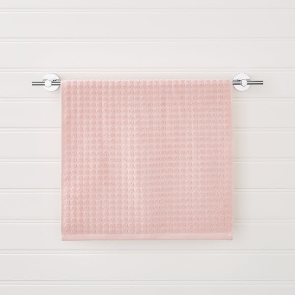 Elements Dots Blush Towel Dunelm