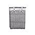 Versailles Grey Square Laundry Basket  undefined