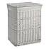 Versailles White Square Laundry Basket  undefined
