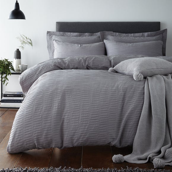 dunelm grey double duvet cover