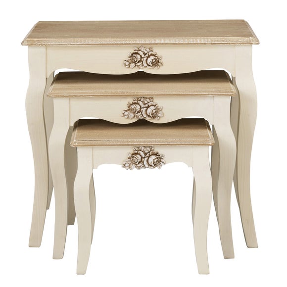 Dunelm gold nest of tables Clearance