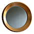 Dudley Round Wall Mirror Gold, 65cm Gold