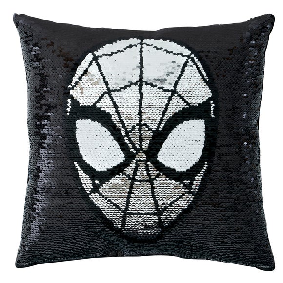 spiderman sequin pillow