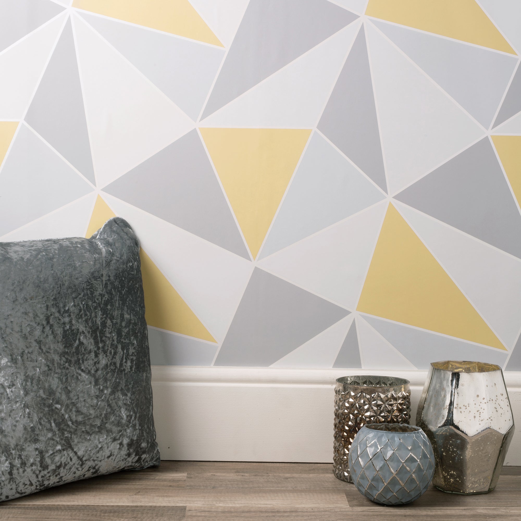 Geo Yellow Wallpaper | Dunelm