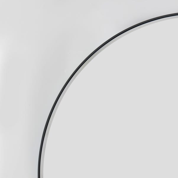 Apartment Black Frame Round Mirror 100cm Dunelm Round Mirror 100cm Dunelm, Black Round Mirror 100cm