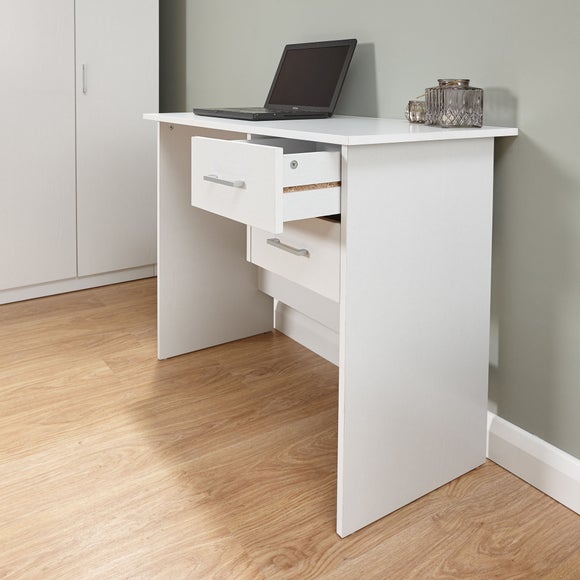 Panama White Desk Dunelm