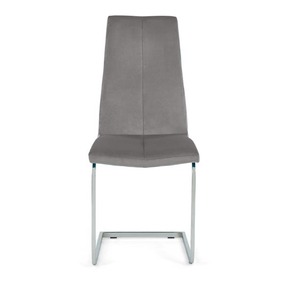 dunelm grey fan chair
