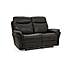 Monte Faux Suede Reclining 2 Seater Sofa - Slate Grey Slate (Grey)