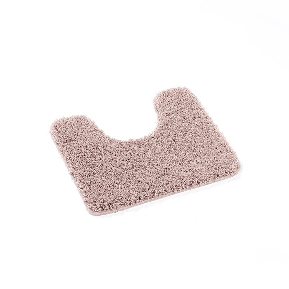 Buddy Bath Antibacterial Nude Pink Pedestal Mat Dunelm