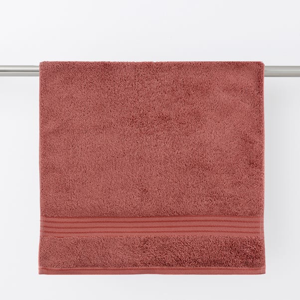 Terracotta Egyptian Cotton Towel | Dunelm