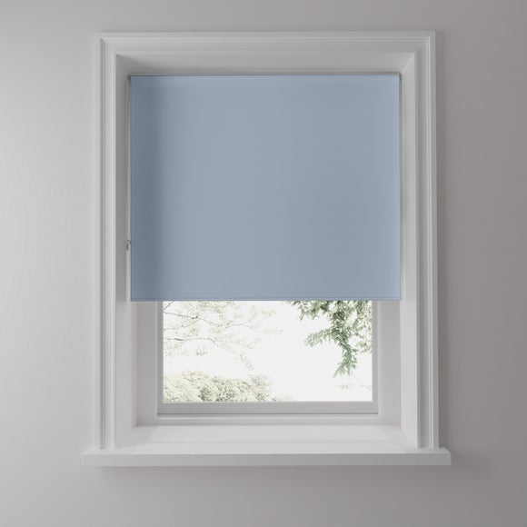 Ashley Blue Blackout Roller Blind Dunelm